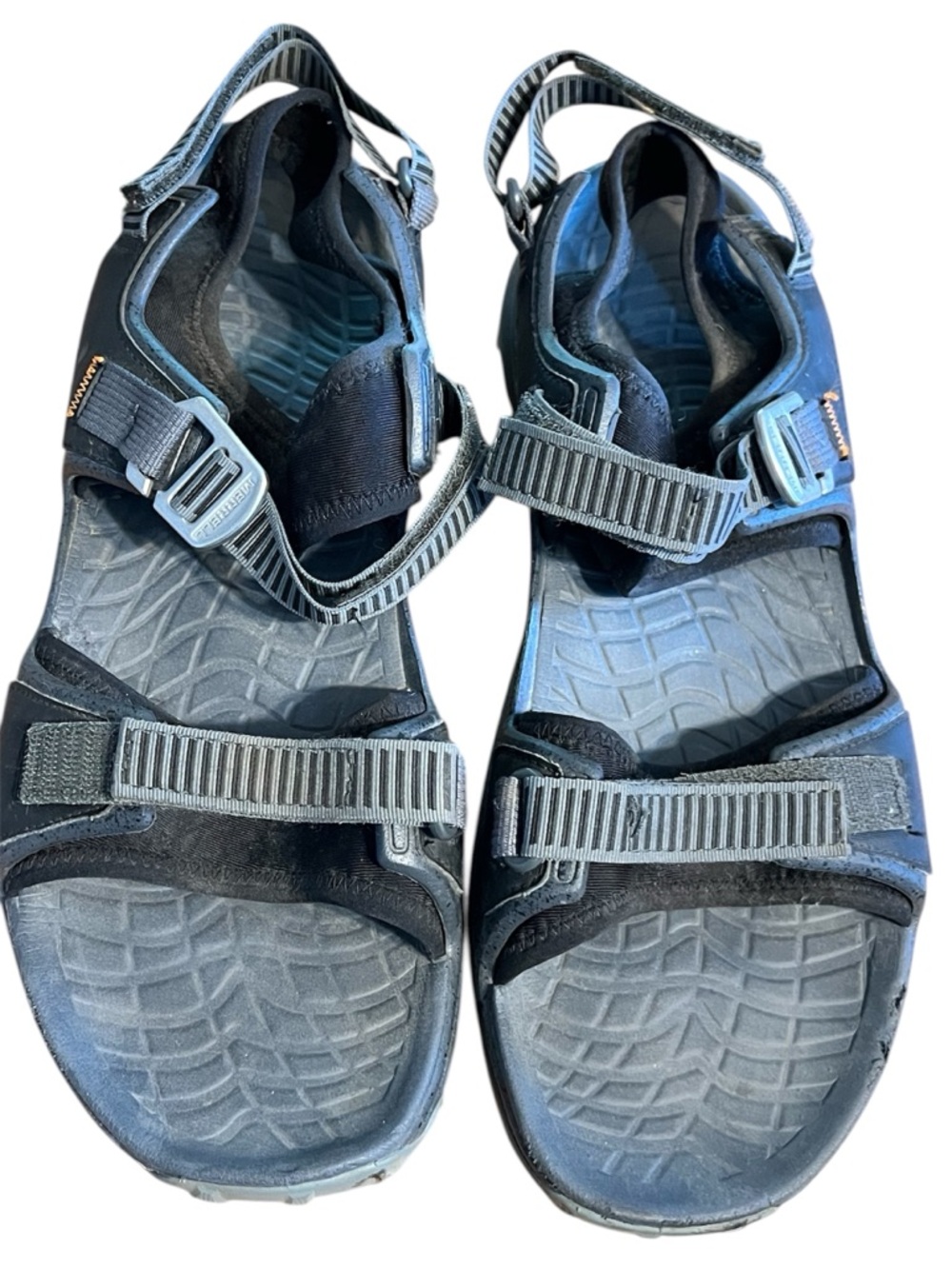 Merrell performance footwear men’s black Sporty Strapped Outdoor Sandals 11